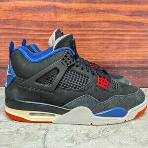 Nike Air Jordan 4 Retro Rare Air Men's 10 Black Red Blue FV5029-003 B-grade